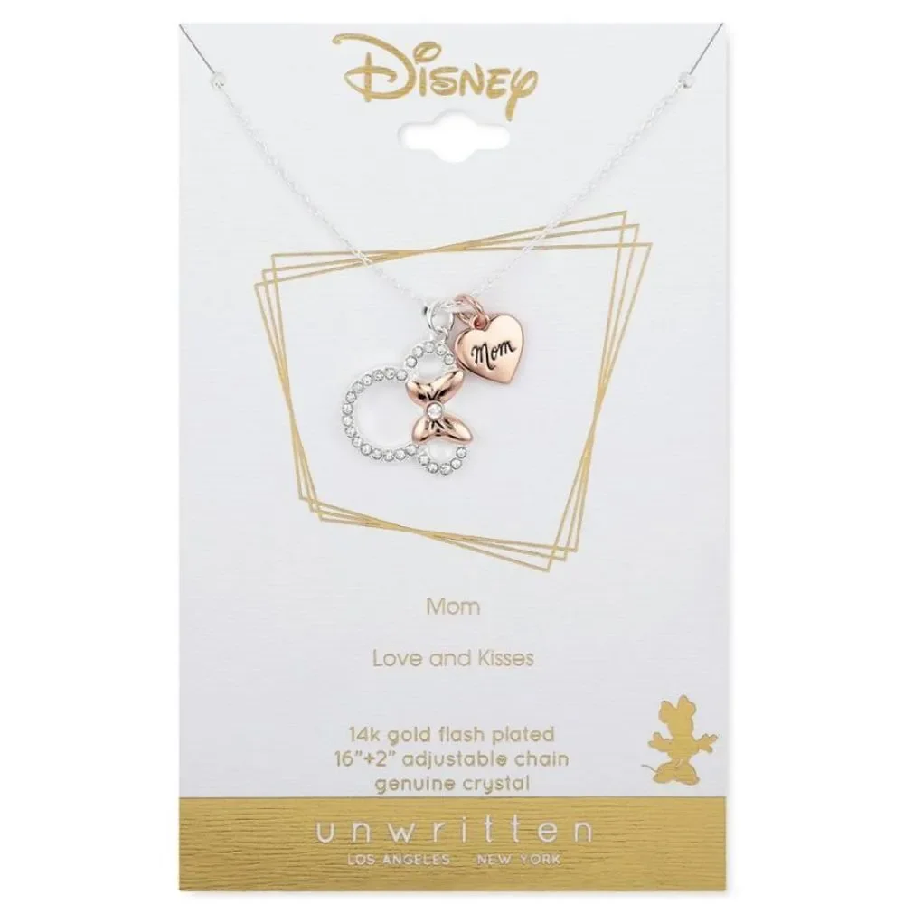 Disney Minnie Mouse Mom Necklace for Unwritten